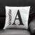 Personalized Initial Letter Cushion with full name